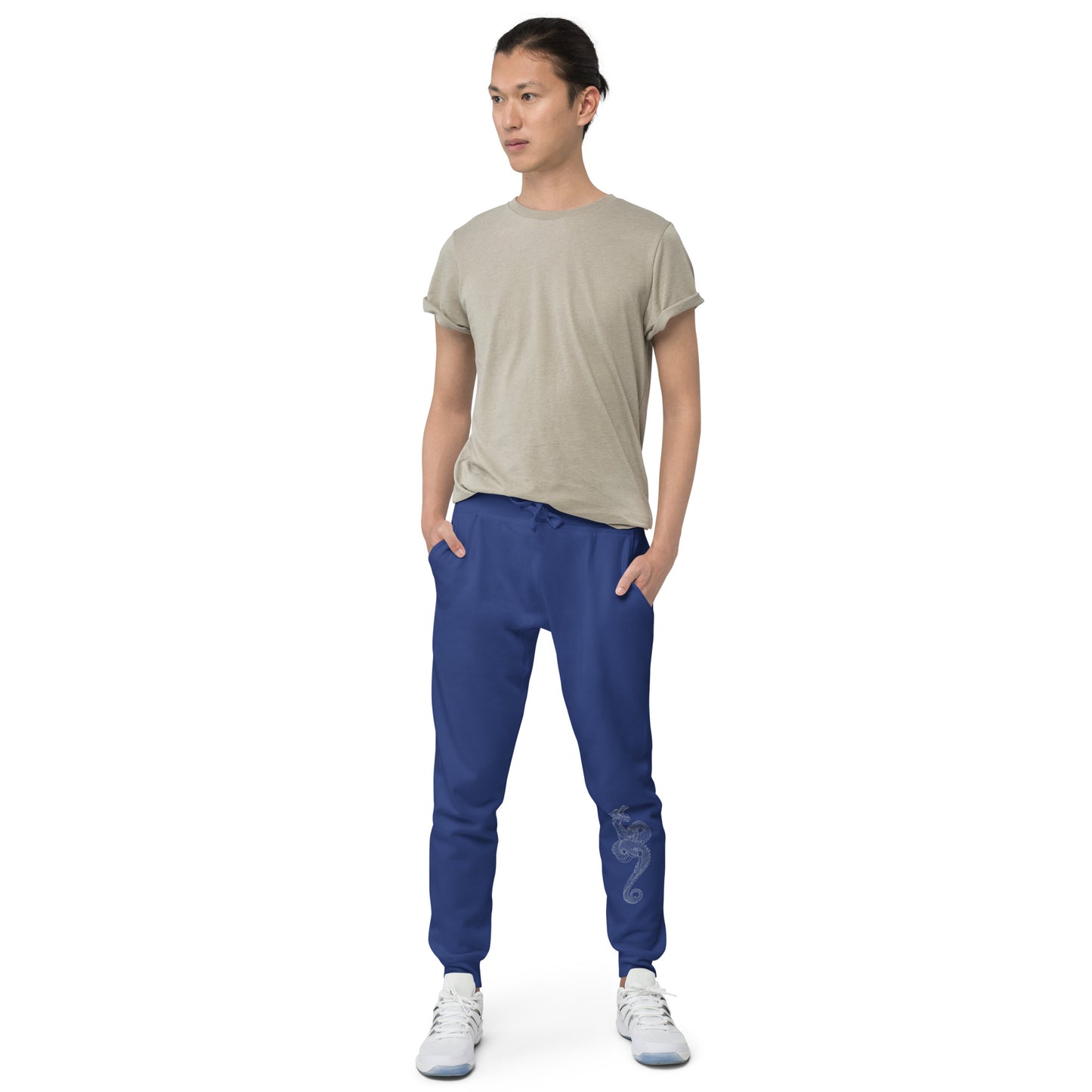 Men's - Dragon (left shin) fleece sweatpants