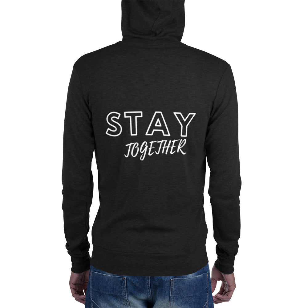 RAVE OR DIE, STAY TOGETHER (slim fit) - Couple Unisex zip hoodie